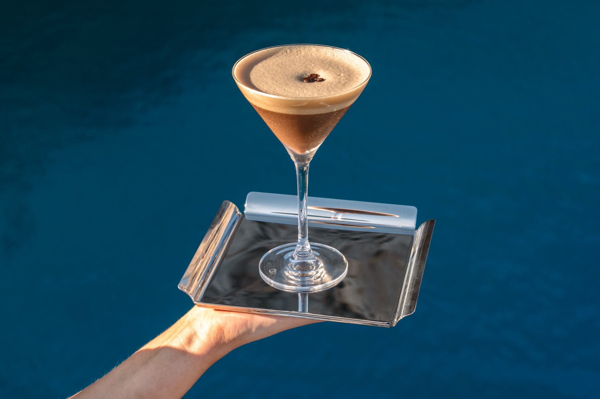 AFTER YOU — Espresso martini service on deck