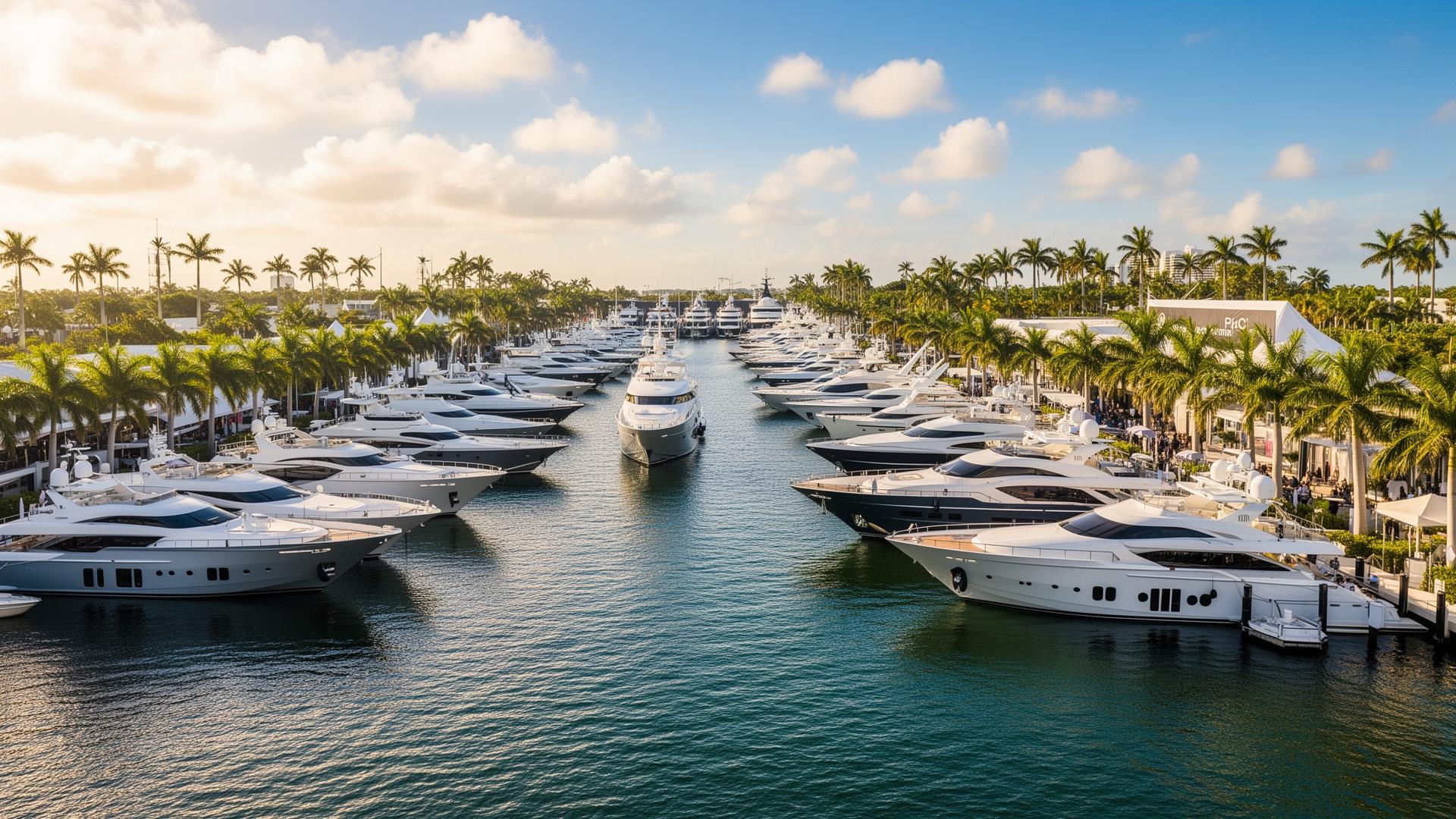 Fort Lauderdale International Boat Show yacht charter