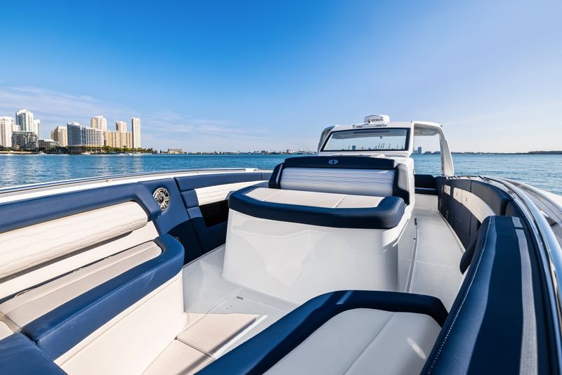 CIGARETTE -WHITE/BLUE 42 in East Coast United States — view 5