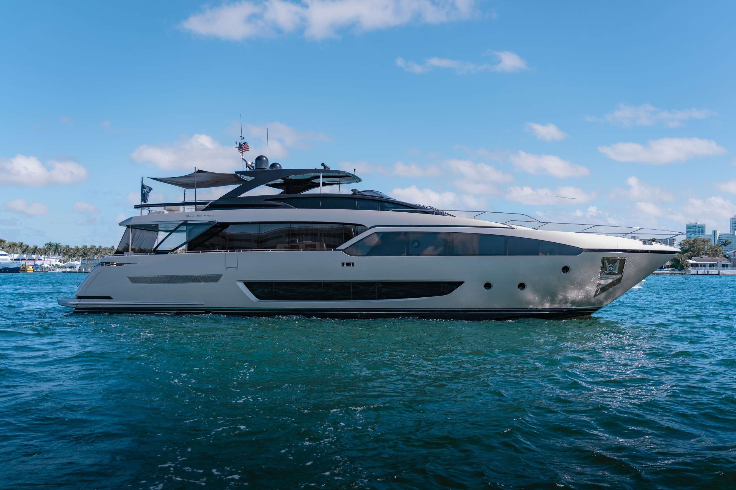 RIVA 93 luxury yacht charter near New Port Public Marina