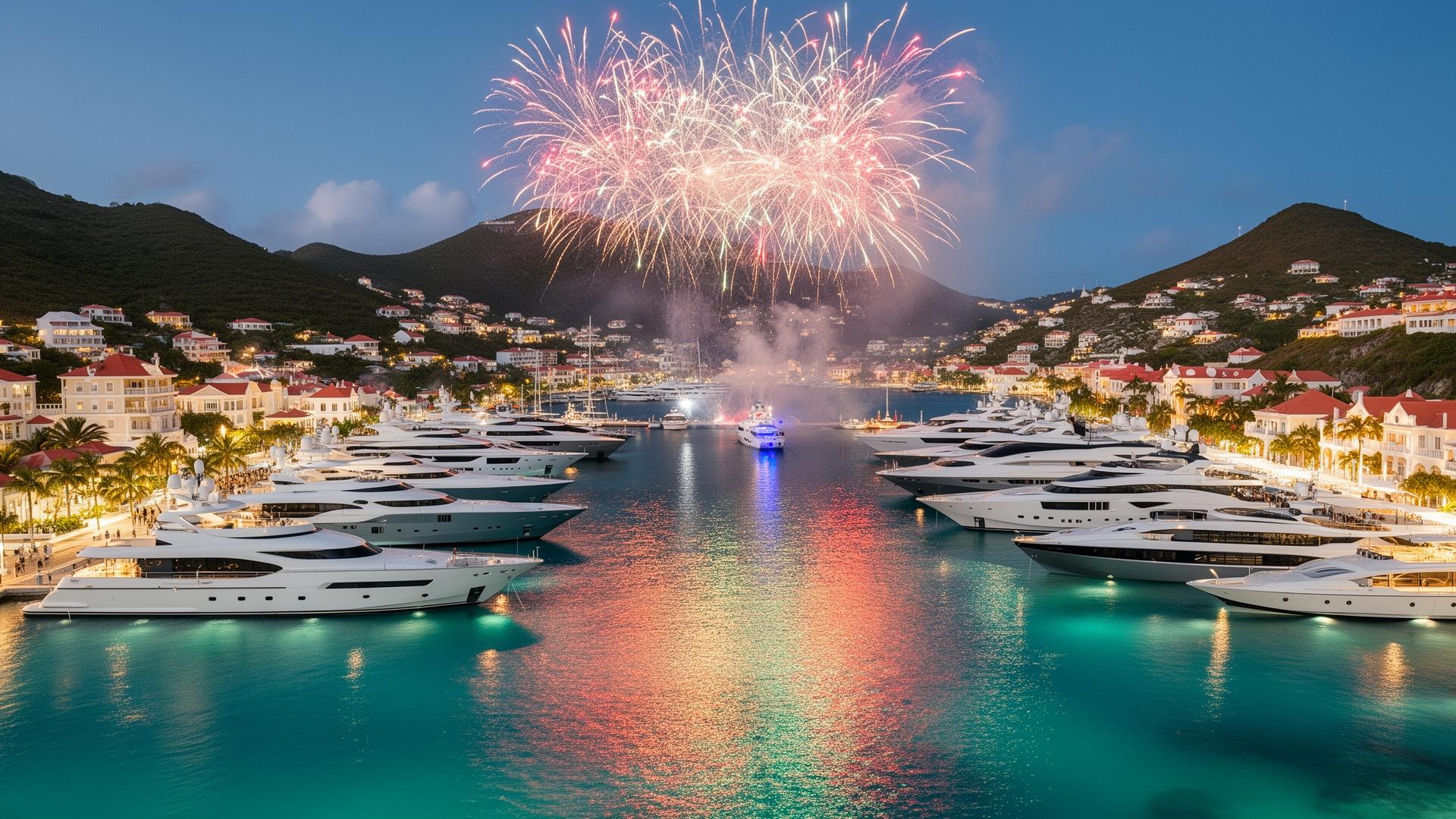 St Barths New Year yacht charter