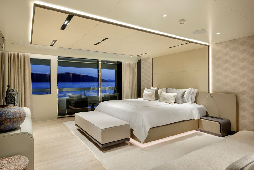 LEGASEA — Master suite with private balcony