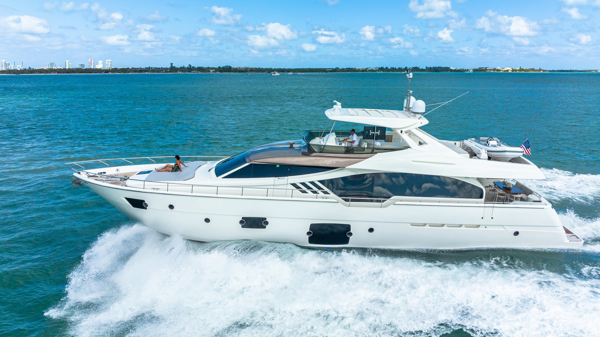 FERRETTI 89 — Ferretti Motor Yacht, 27.13m, charter in East Coast United States