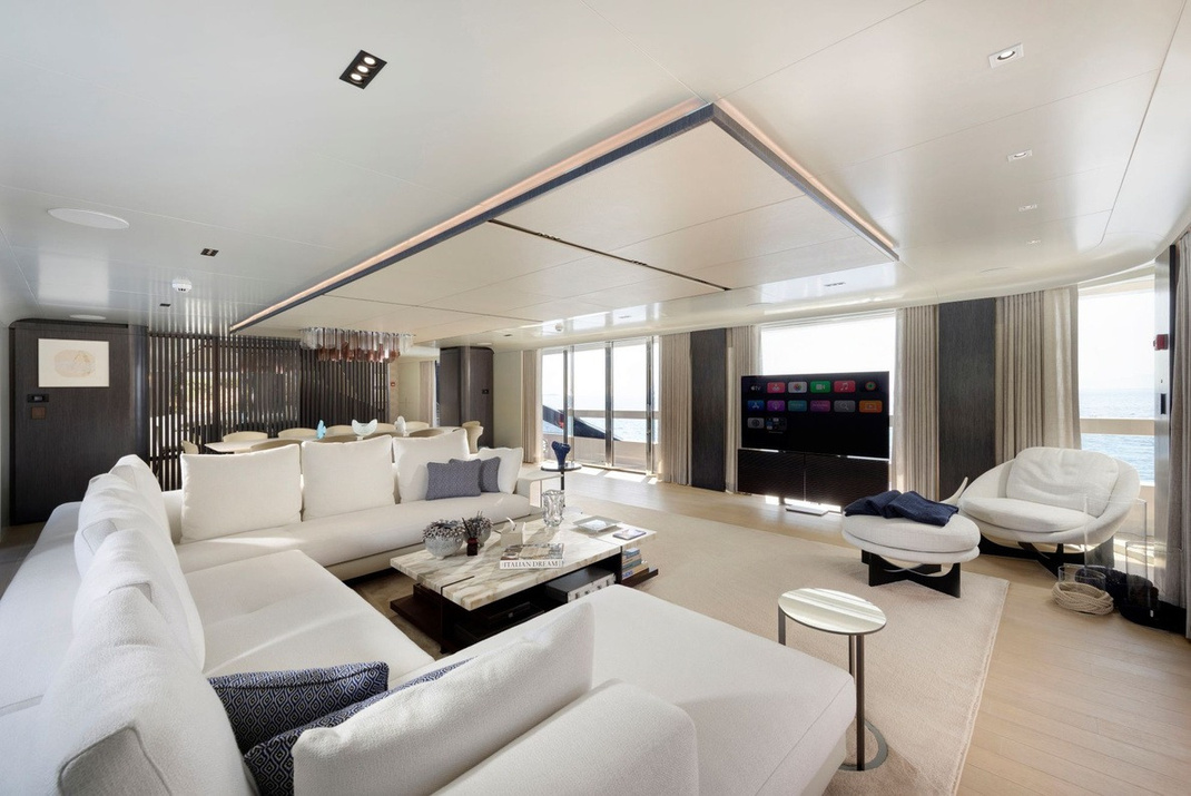 LEGASEA — Main salon with sea views