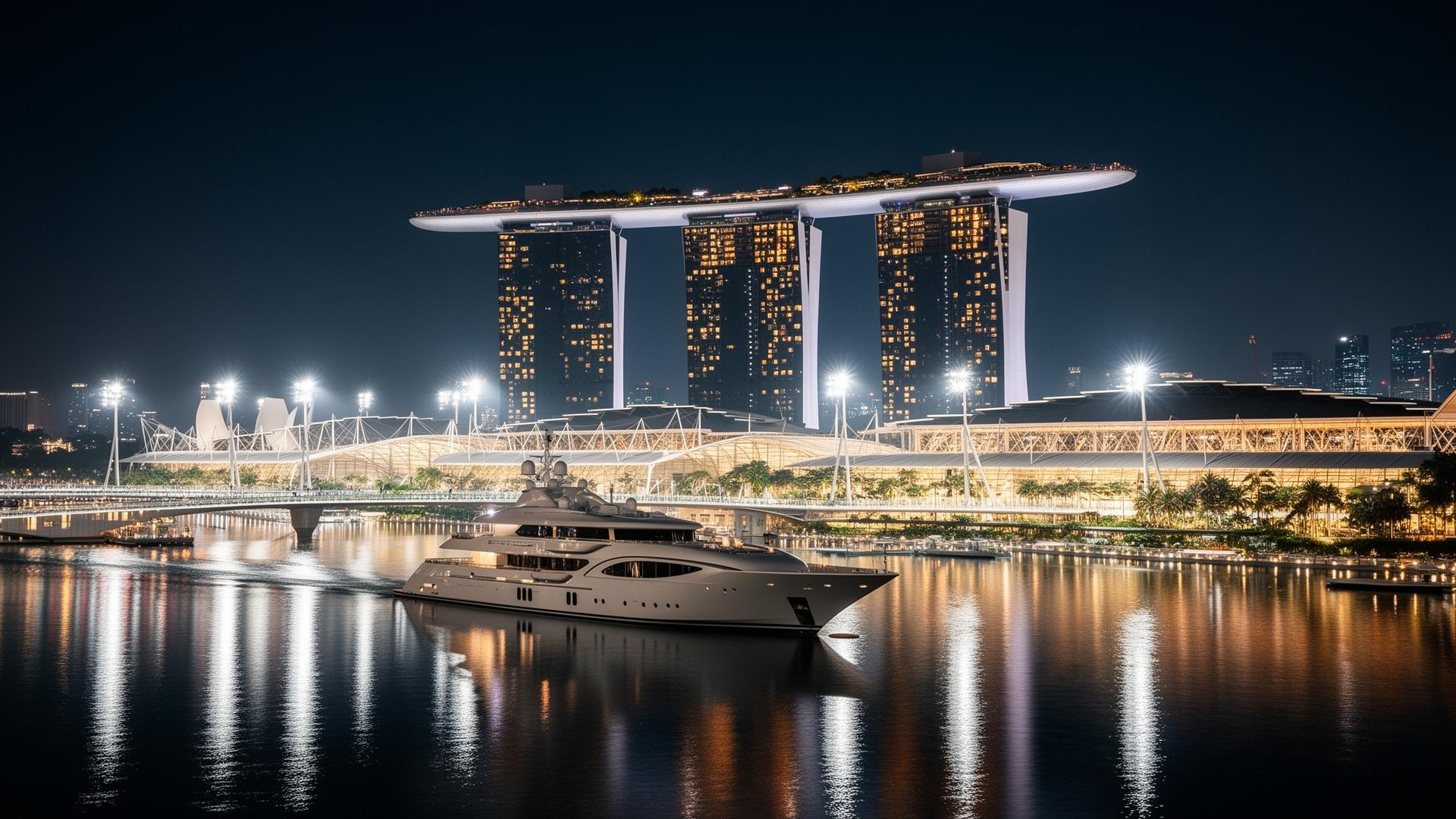 Singapore Grand Prix yacht charter