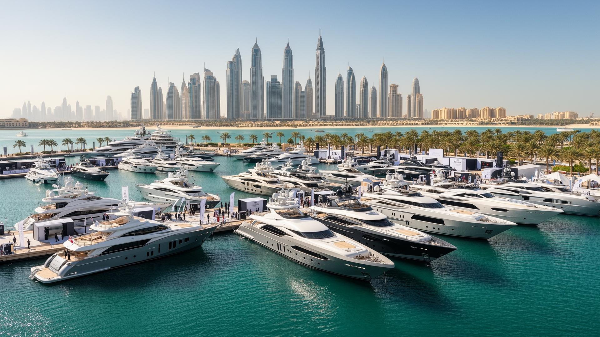 Dubai International Boat Show yacht charter