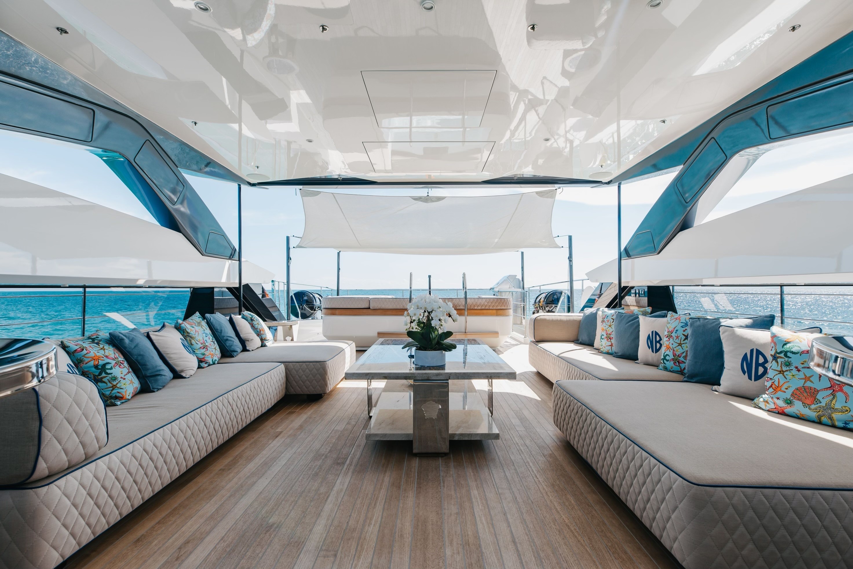 FERRETTI CUSTOM LINE 130 luxury yacht charter Capri