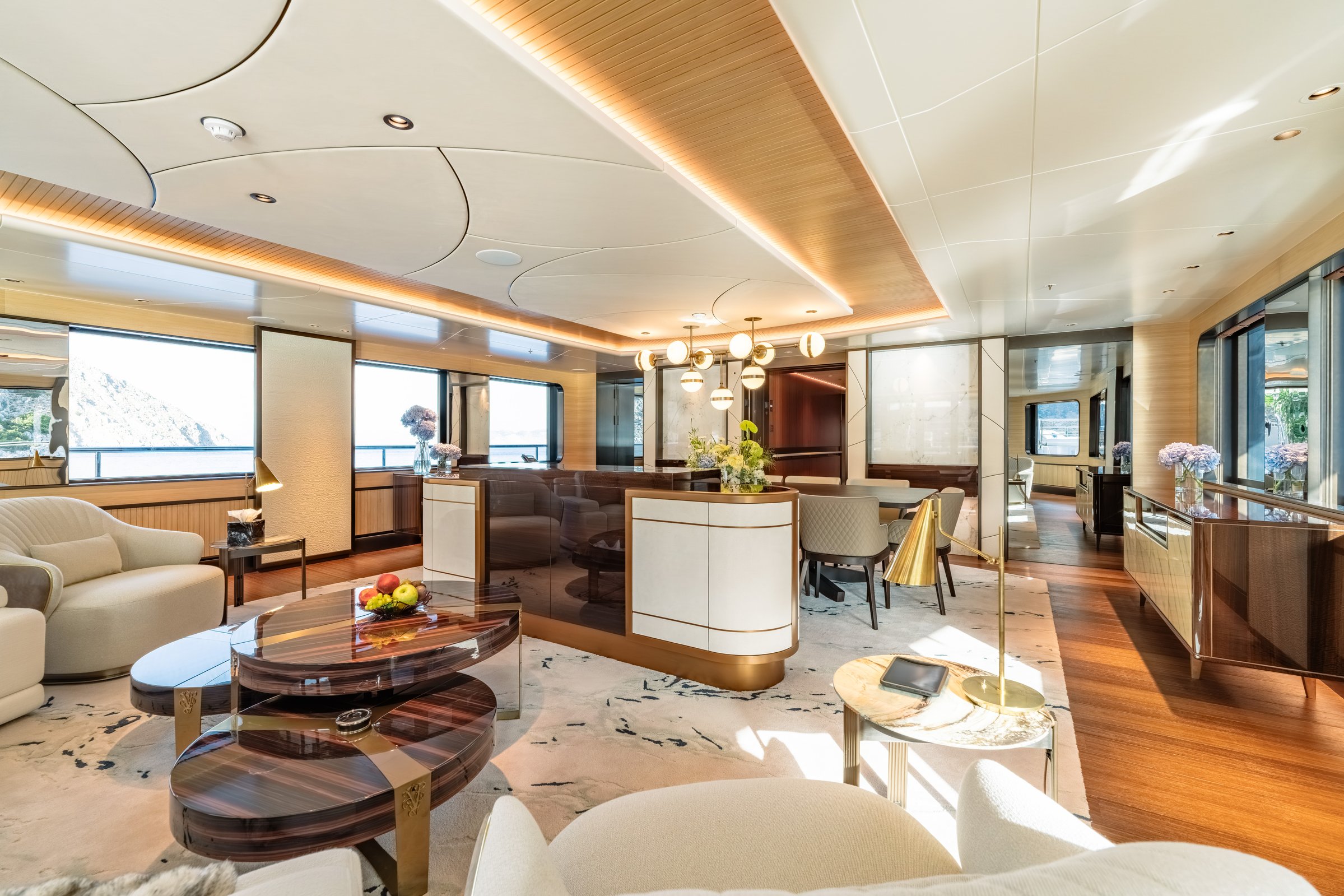 AFTER YOU — Main salon lounge and formal dining