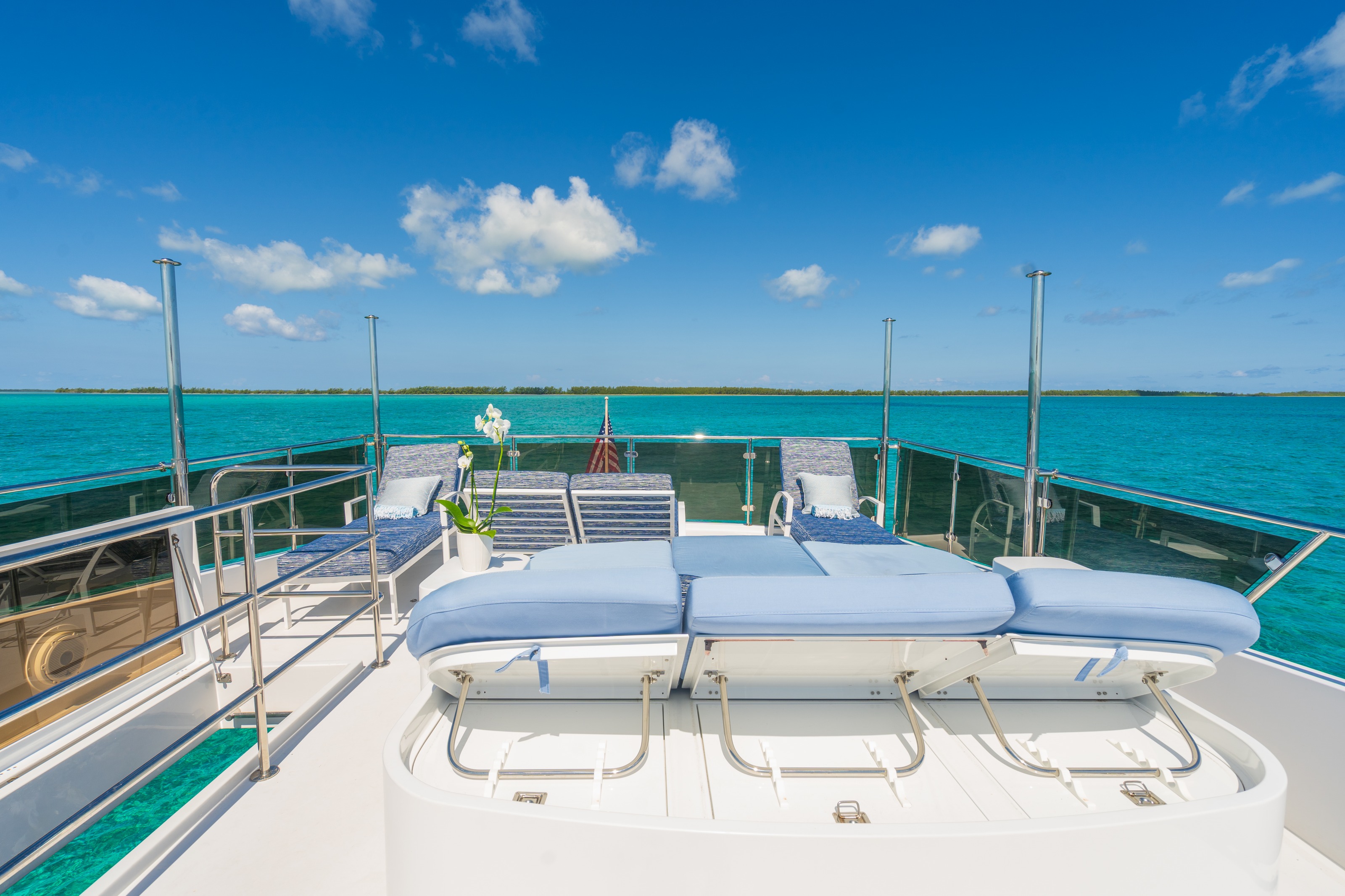 HARGRAVE 92 luxury yacht charter near Crown Bay Marina