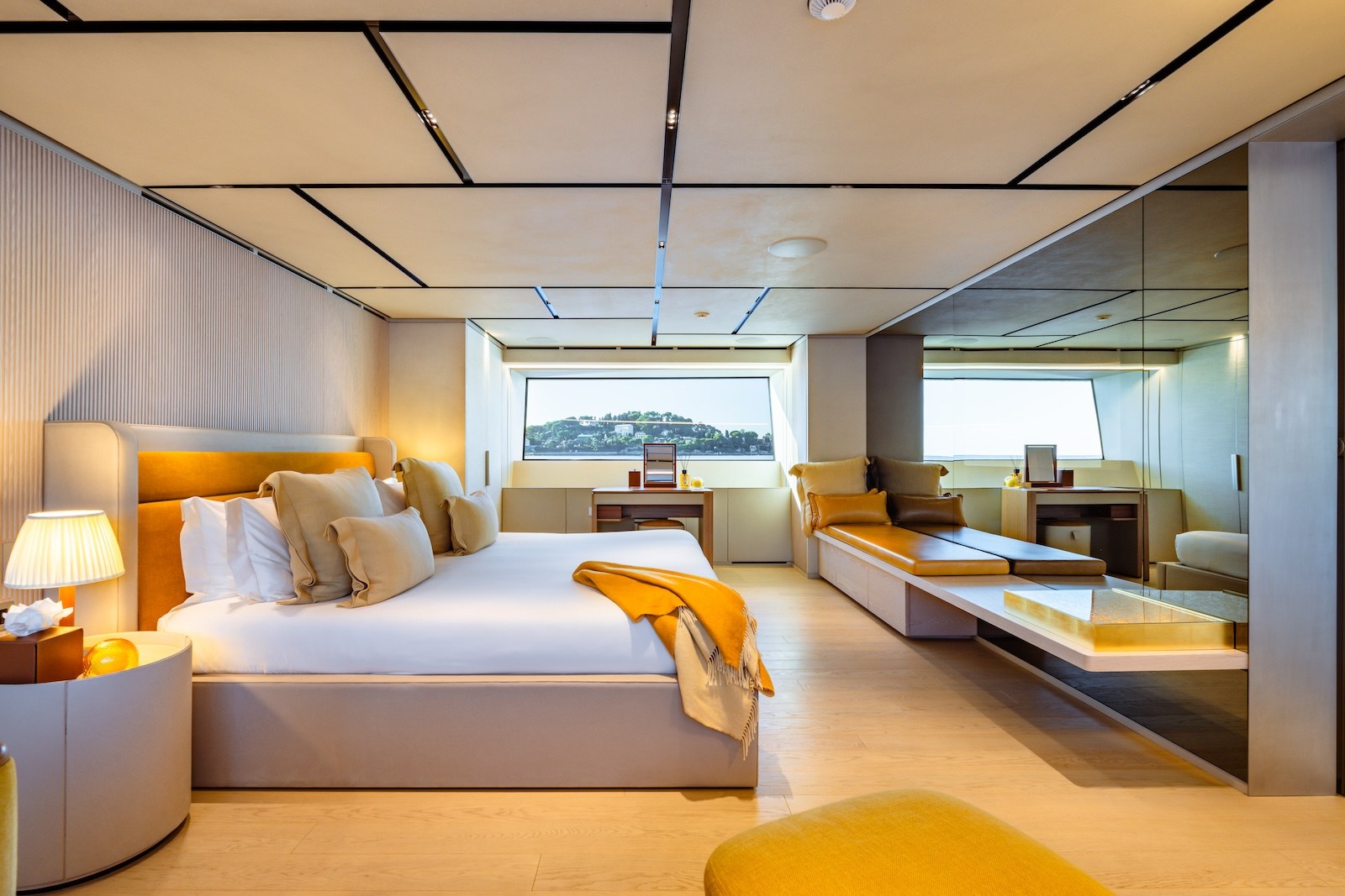 R.M.F master stateroom with coastal view