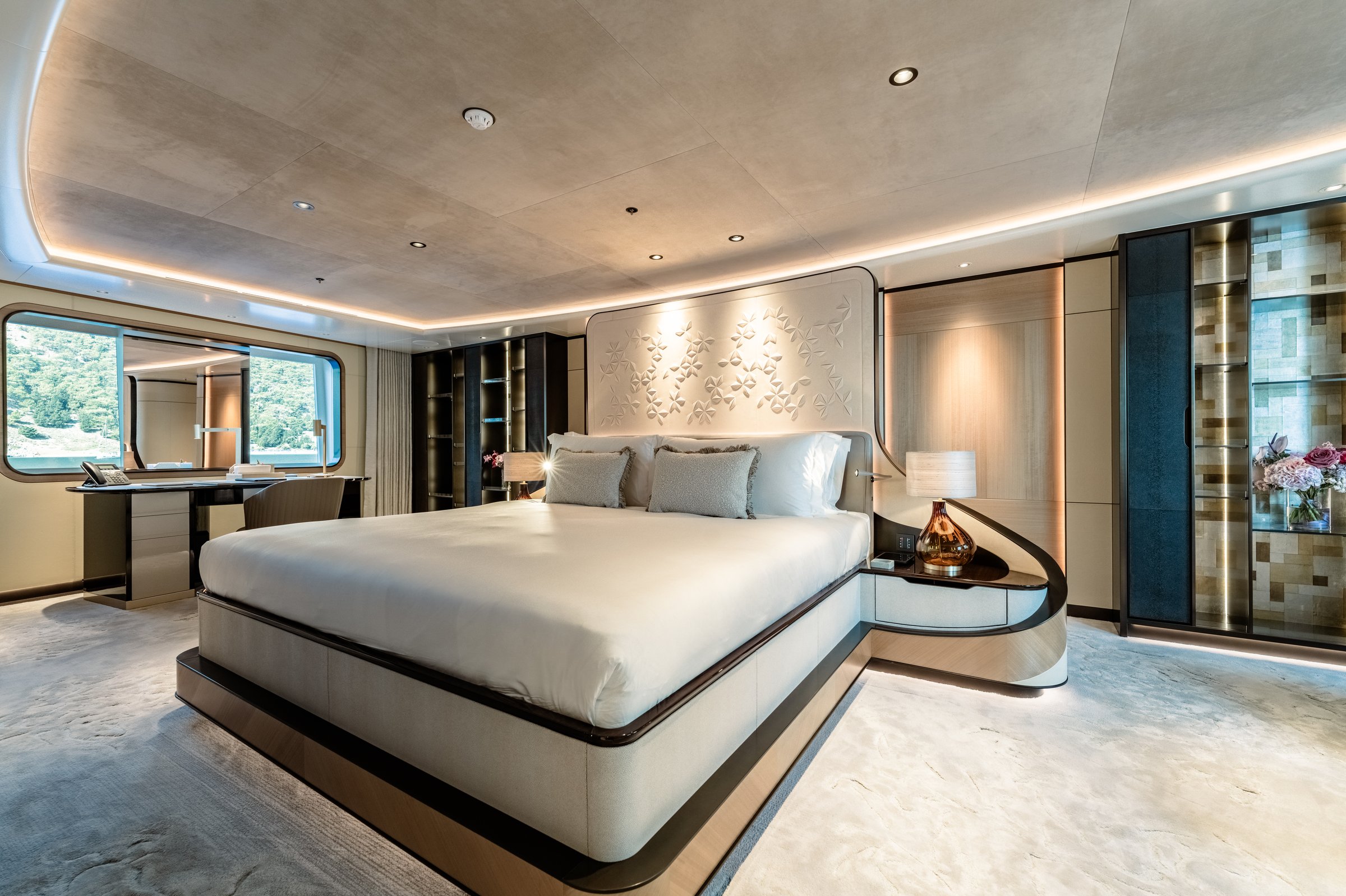 AFTER YOU — Master stateroom with coastal window