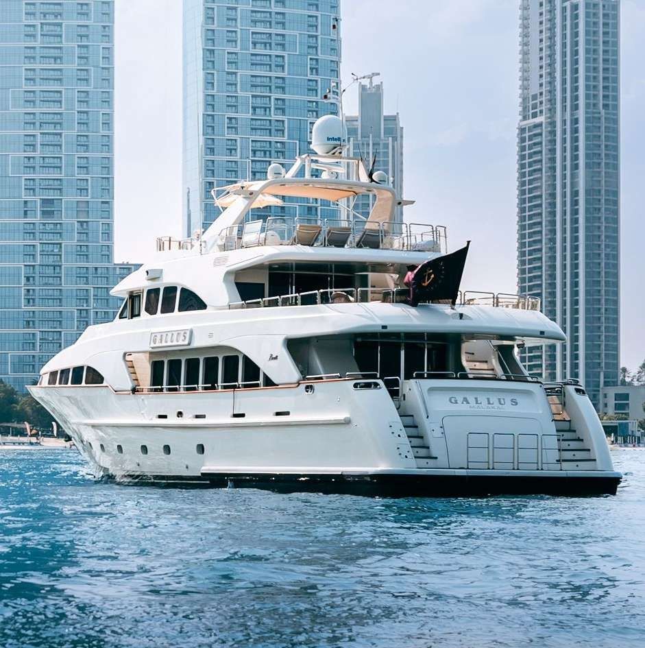 Gallus, a 115ft yacht for 90 guests
