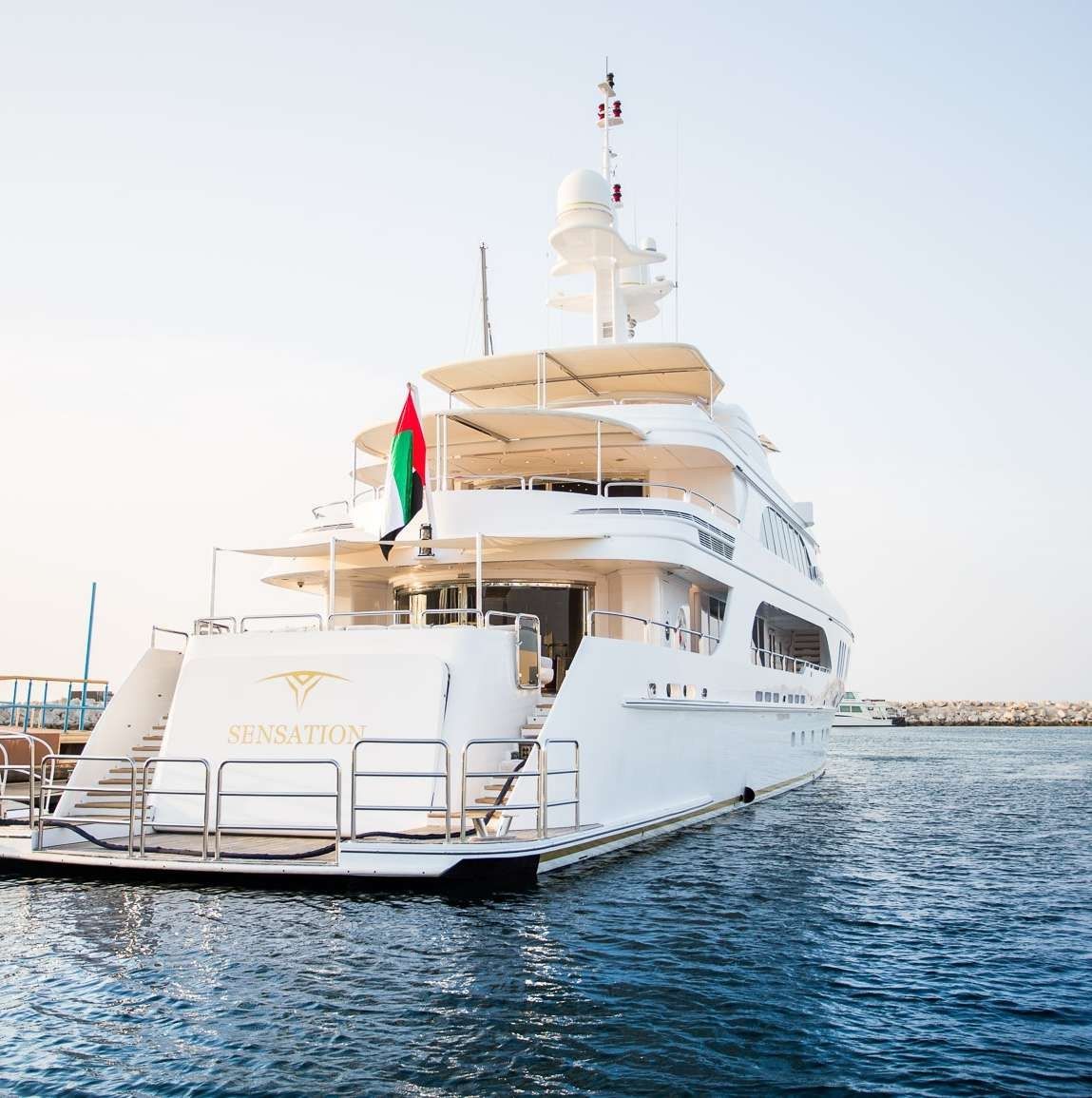 Sensation, a 160ft yacht for 70 guests